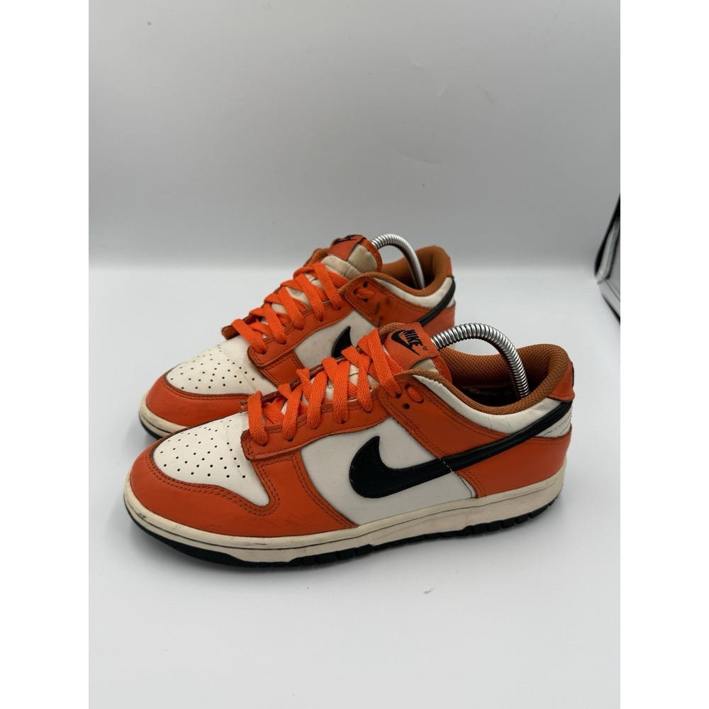 Nike Dunk Low GS Halloween 2022 Sneakers Youth Size 7Y Orange White DH9765-003
